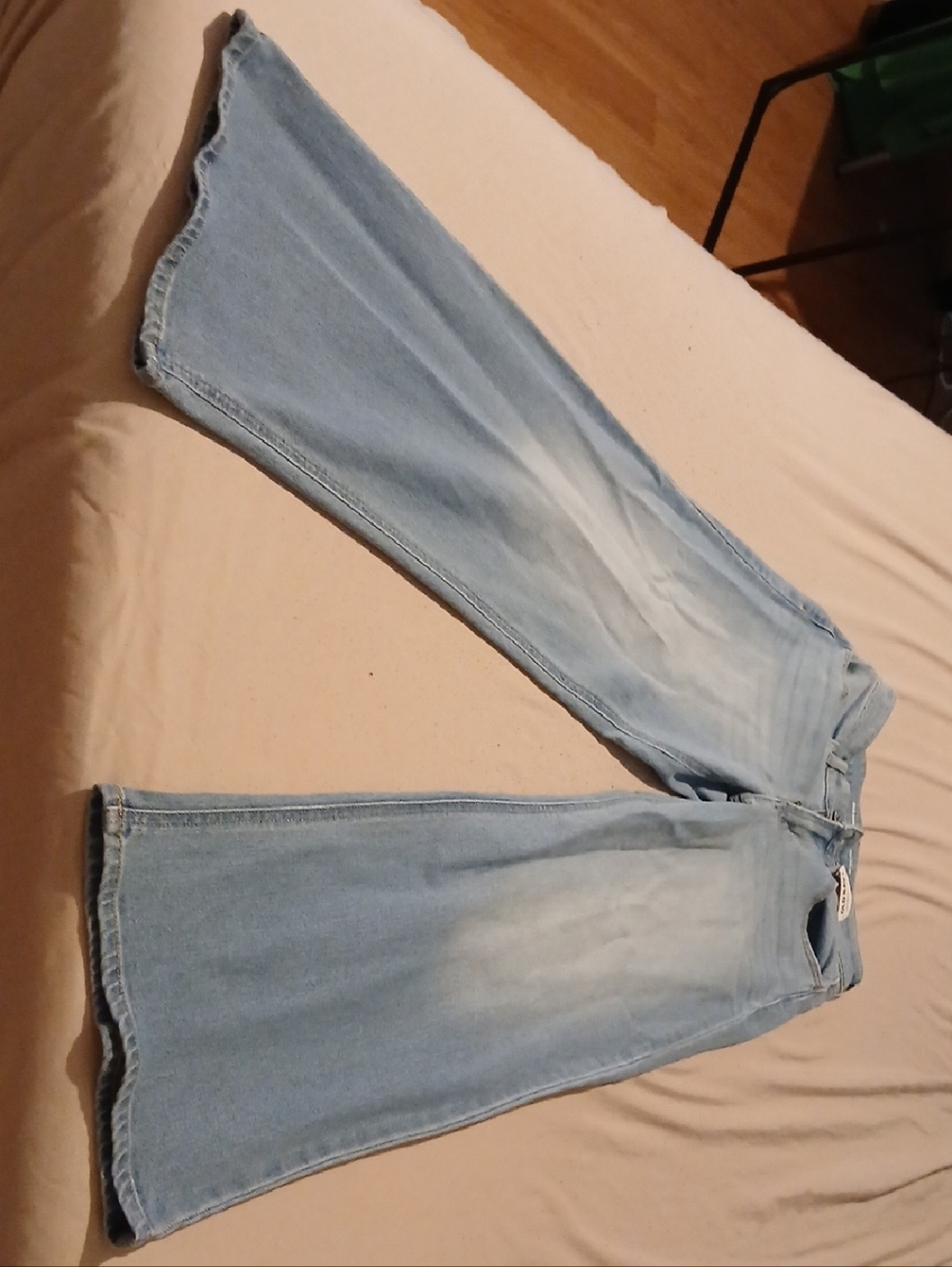 Old Navy Light Blue Wide-Leg Jeans for Women